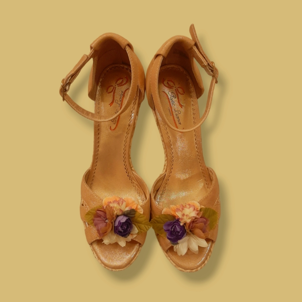 Poetic License Floral Heels
